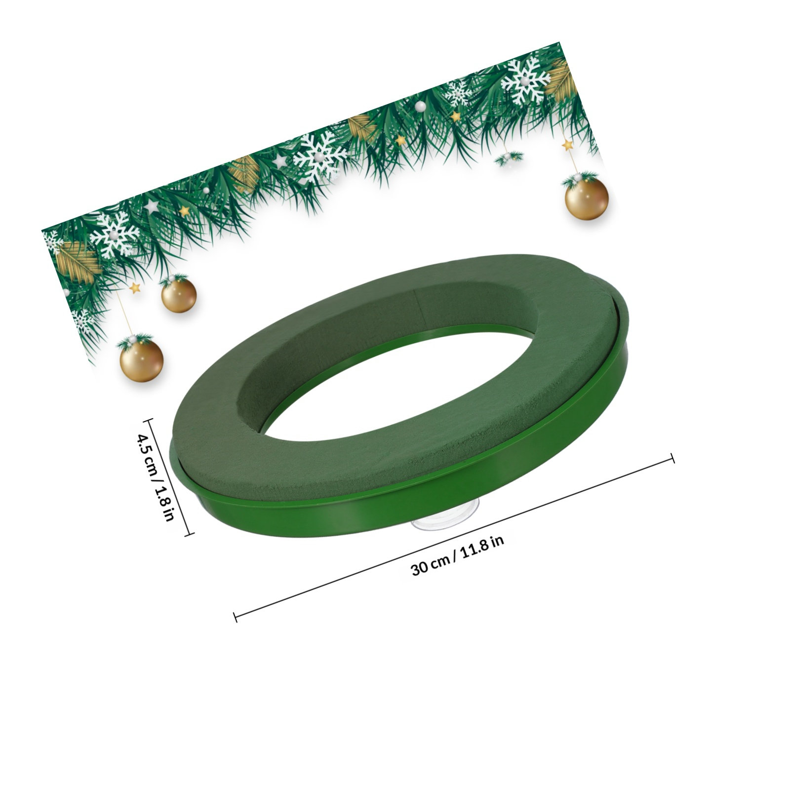 Small Flower Foam Ring Artific - Supply For Florist 评论和价格