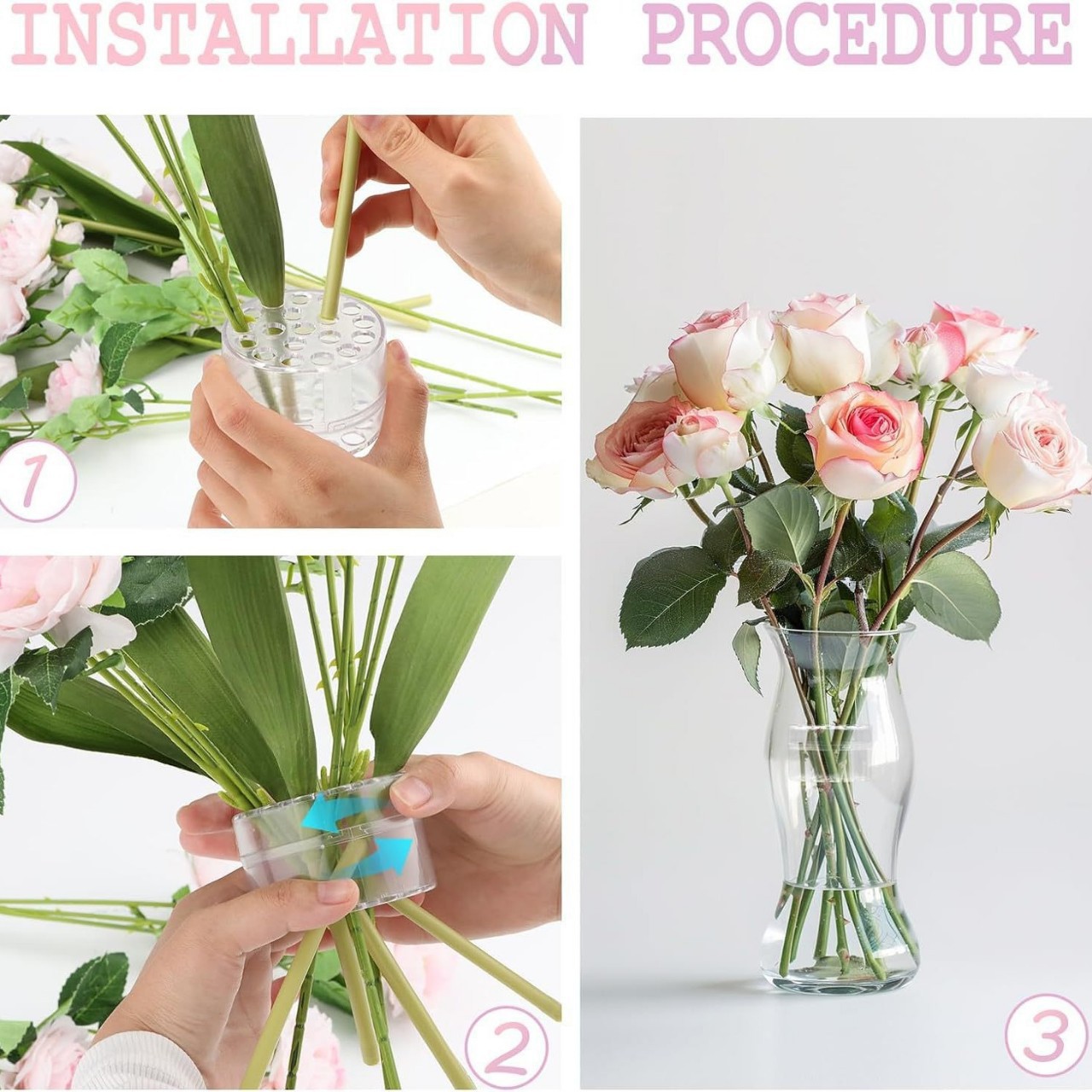 Spiral Ikebana Stem Holder for - Supply For Florist 评论和价格