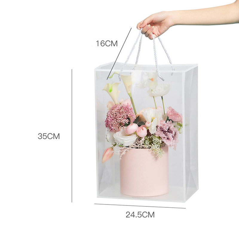 Transparent Tote Bag Flower Bo - Longs Florist Supply 评论和价格
