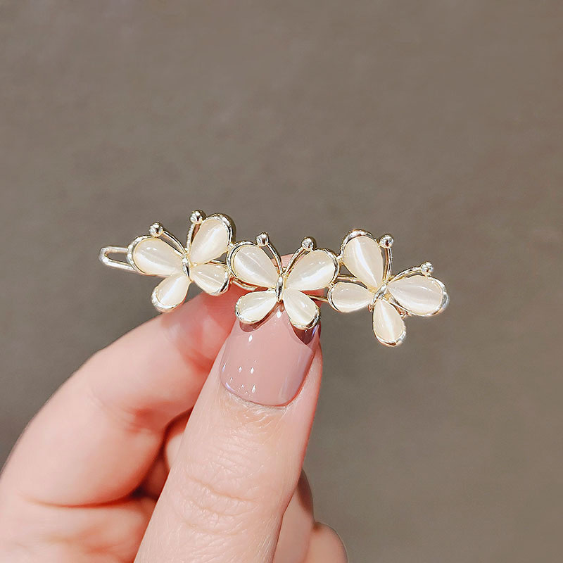 Pearl Hairpins Frog Buckle Hai - Flower Frog Pin 评论和价格