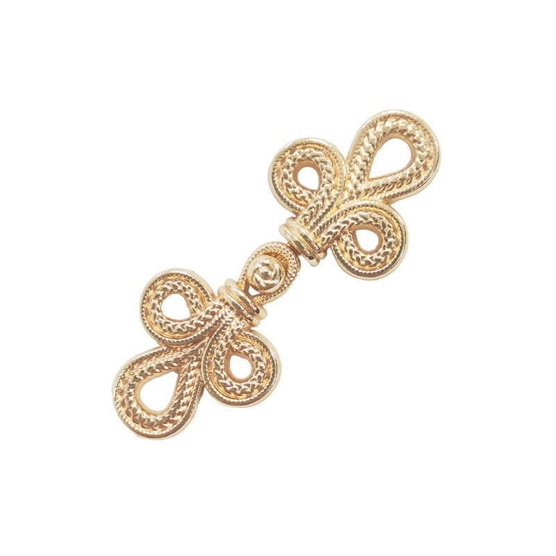 10pcs Chinese Frog Clasps with - Flower Frog Pin 评论和价格